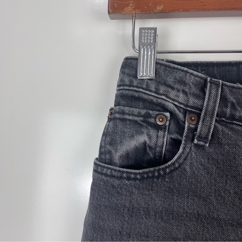 Abercrombie & Fitch The 90s Straight Ultra High Rise Jeans Faded Black Size 25 - Picture 5 of 9